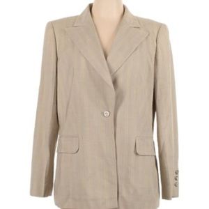 Escada‎ Women Ivory Wool Blazer 44 eur